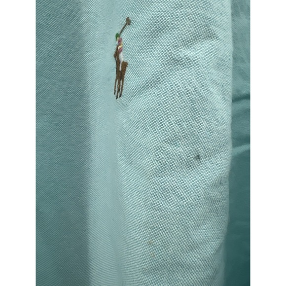 Ralph Lauren Oxford Shirt XL Classic Fit Light Blue Button Front NWT *Flawed* - Picture 2 of 9